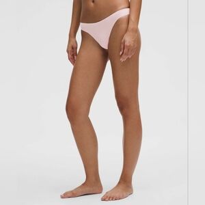 Lululemon Wundermost Ultra-Soft Nulu Dipped-Waist Thong Underwear *Pink Haze XL